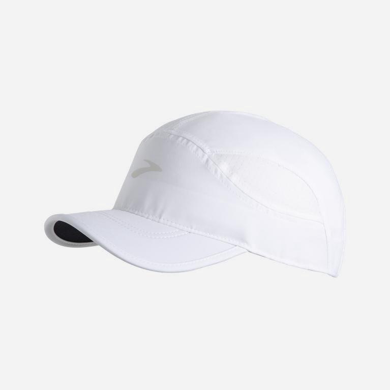 Boné Corrida Brooks Chaser Feminino Brasil - Branco (82517CNKW)